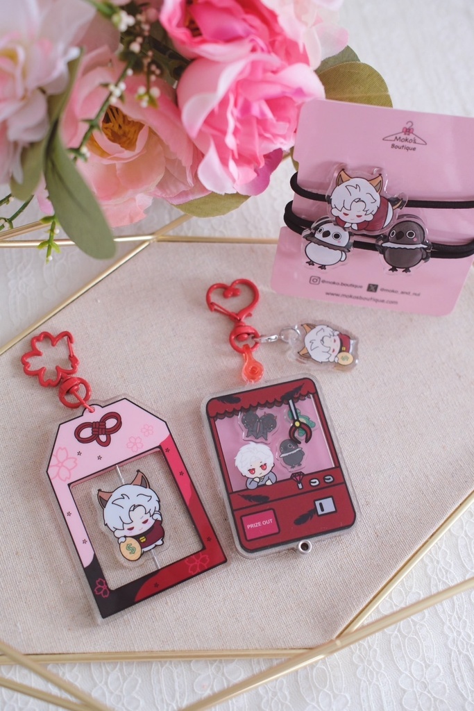 恋と深空 回転式お守りキーホルダー