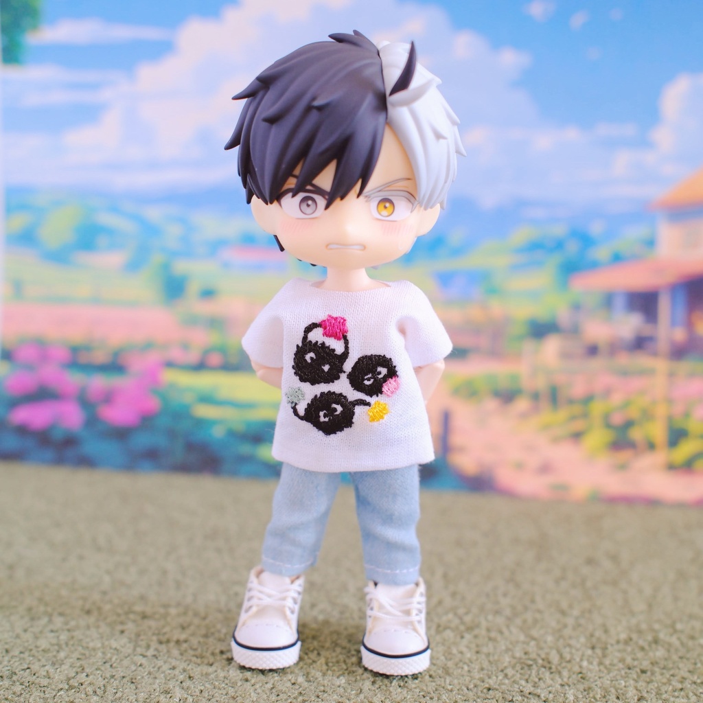 刺繍Tシャツ パーカー ねんどろいどどーる オビツ11