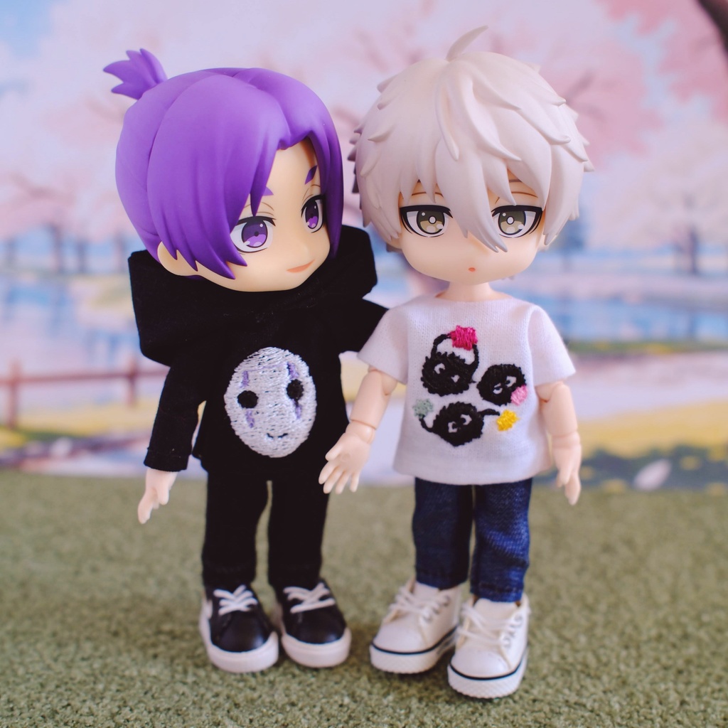 刺繍Tシャツ パーカー ねんどろいどどーる オビツ11