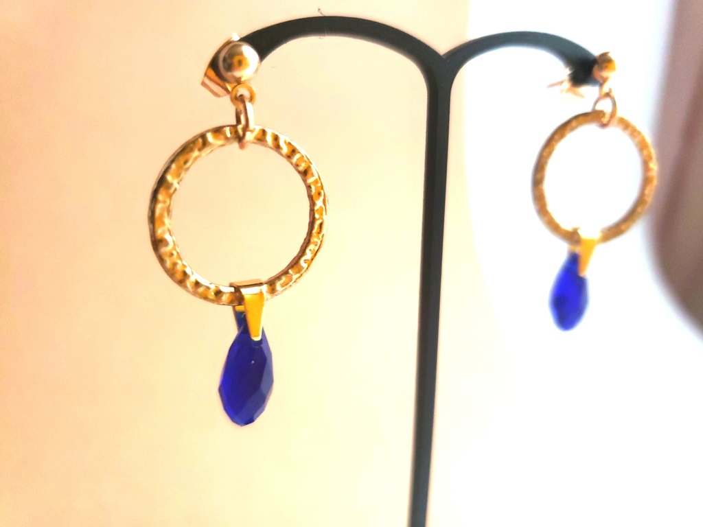 *降谷零(安室透)イメージアクセサリー/ラウンドチャームピアス*