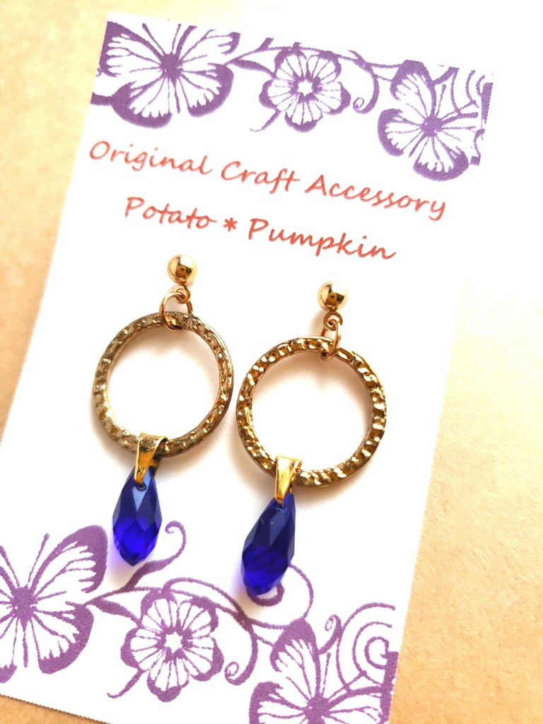 *降谷零(安室透)イメージアクセサリー/ラウンドチャームピアス*