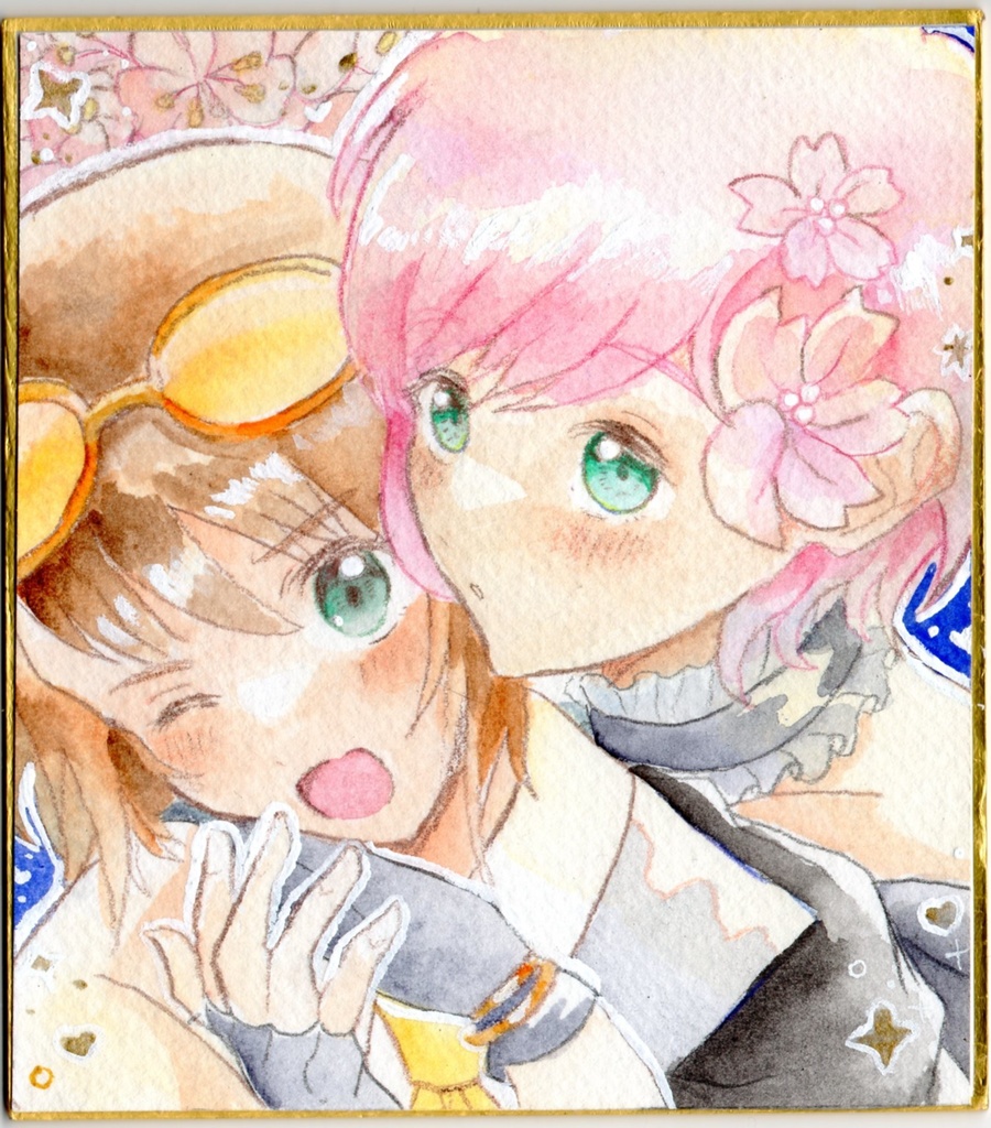 テイルズオブヴェスペリア　エステル＆リタ　色紙（大）