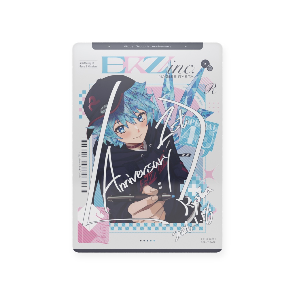 【１周年記念グッズ】チェキ風サインプラカード・全4種【ERZ/inc.】