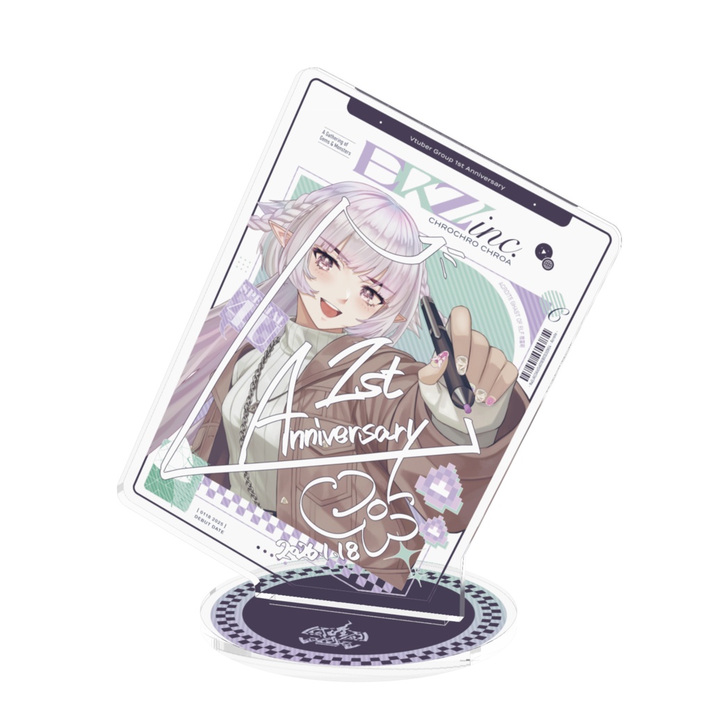 【1周年記念グッズ】アクリルフィギュア・全4種【ERZ/inc.】