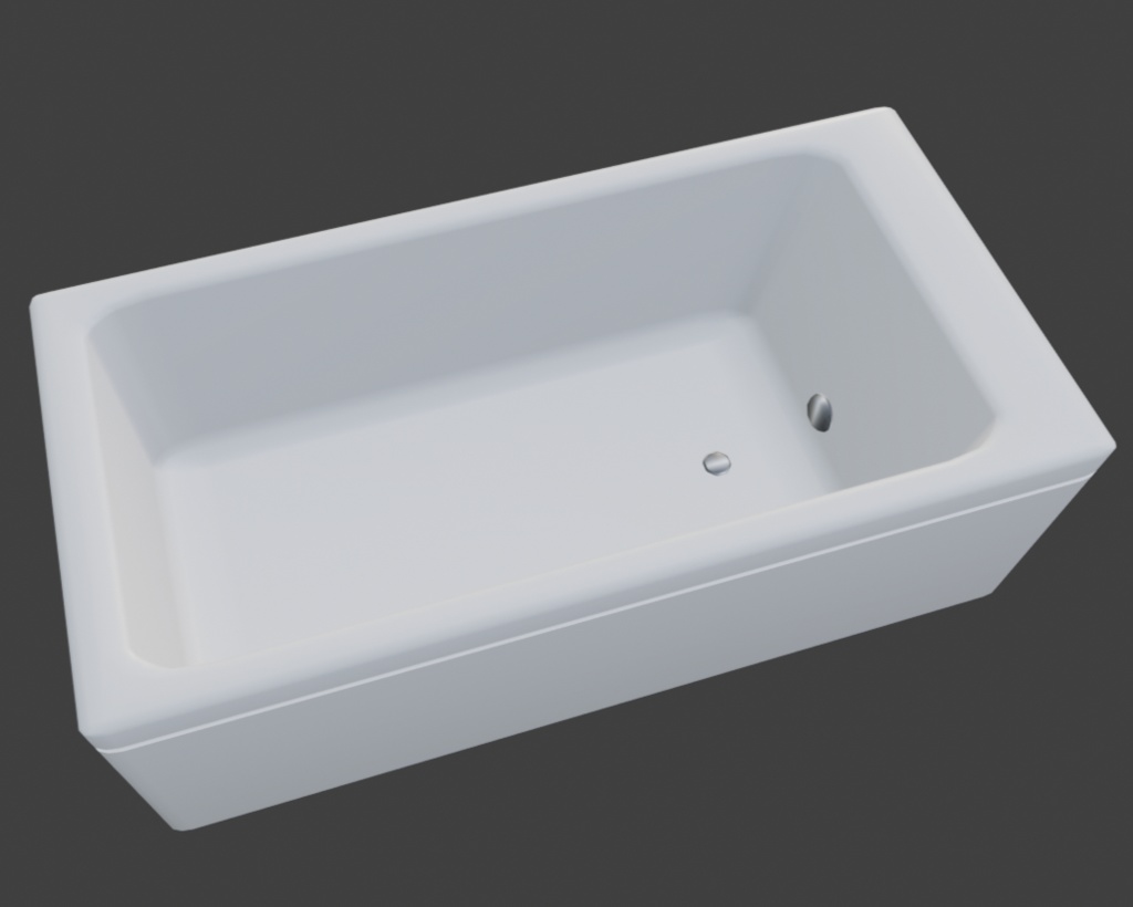 【無料】バスタブ (お湯ありモデル付き)