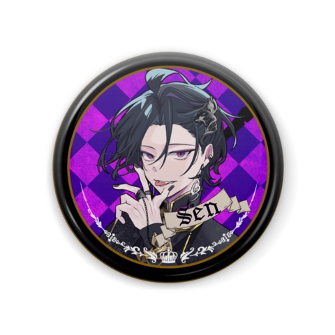 1周年記念缶バッジ_黒崎千