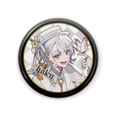 1周年記念缶バッジ_ふるかわはく。