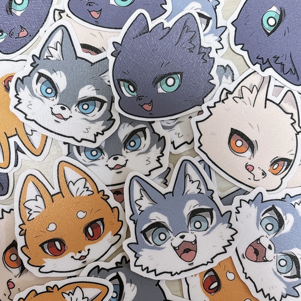 いいお顔ステッカー