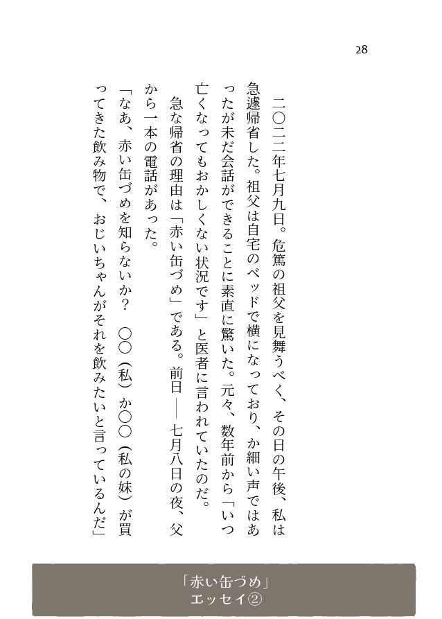 【詩歌エッセイ集】透明な化石