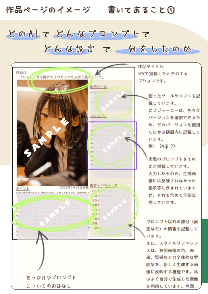 【活動2周年記念ブック】 AIイラスト&レシピ集1 「あるふぁ」/lle(るるいい)【発売記念版】