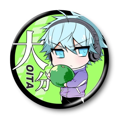 キャラクター缶バッジ【九州】