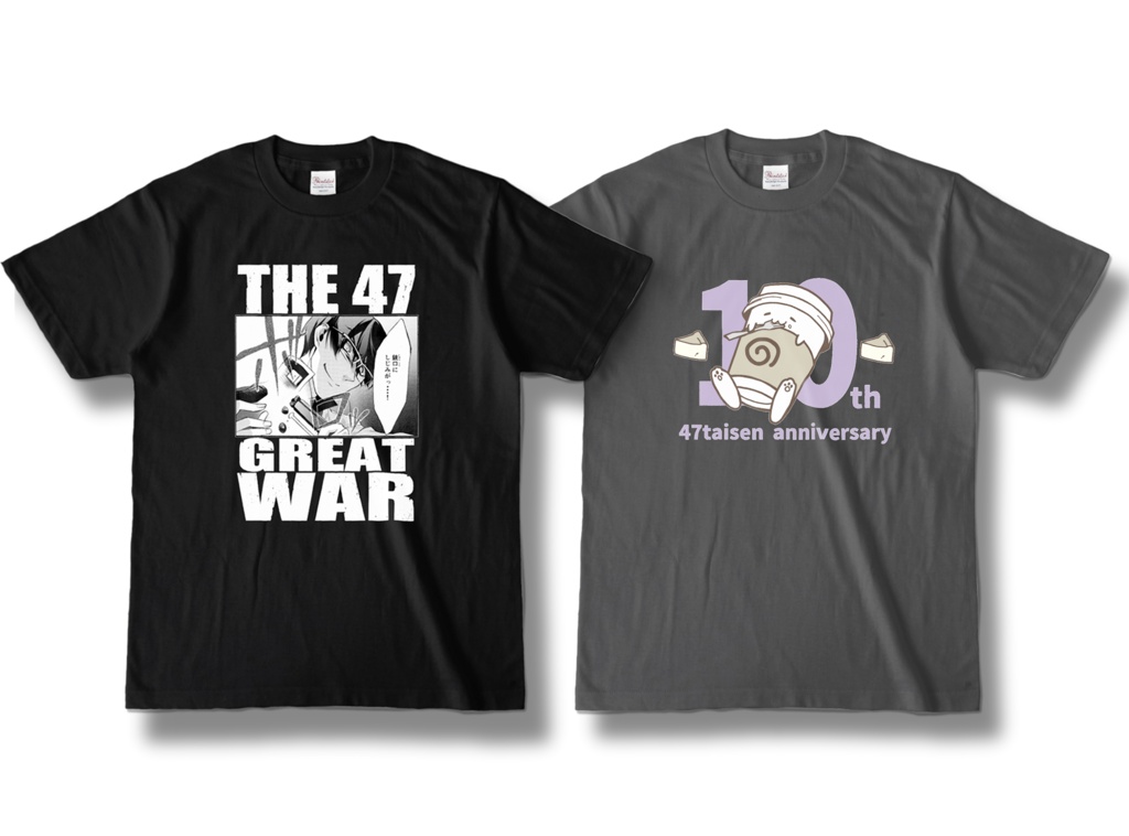 【10周年】Tシャツ【黒・チャコールグレー】