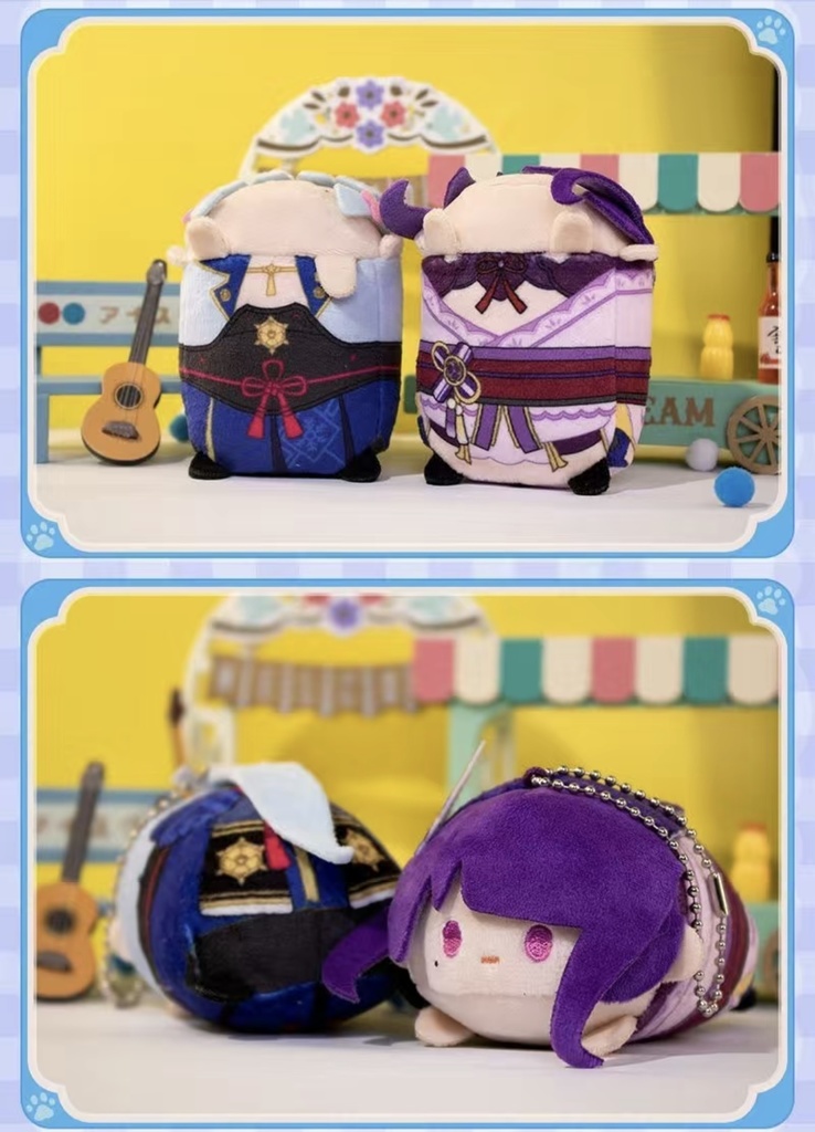 【海外サークル委託販売】原神 同人 ぬいぐるみ 10cm チェーン付き