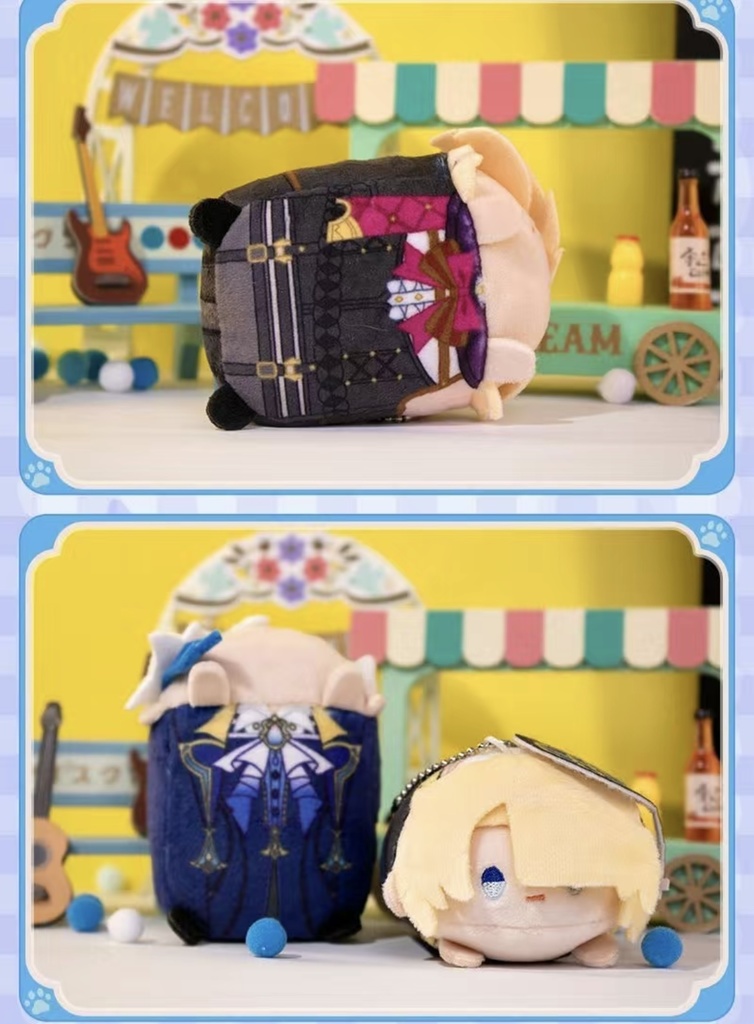 【海外サークル委託販売】原神 同人 ぬいぐるみ 10cm チェーン付き