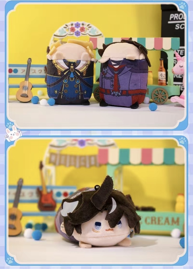 【海外サークル委託販売】原神 同人 ぬいぐるみ 10cm チェーン付き