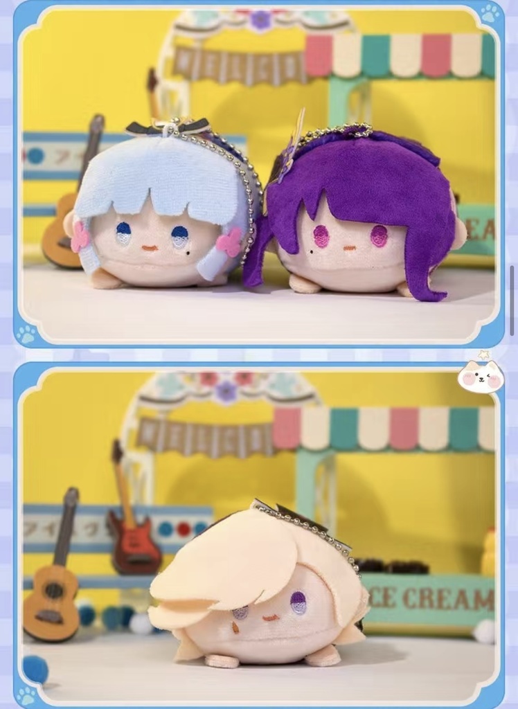 【海外サークル委託販売】原神 同人 ぬいぐるみ 10cm チェーン付き