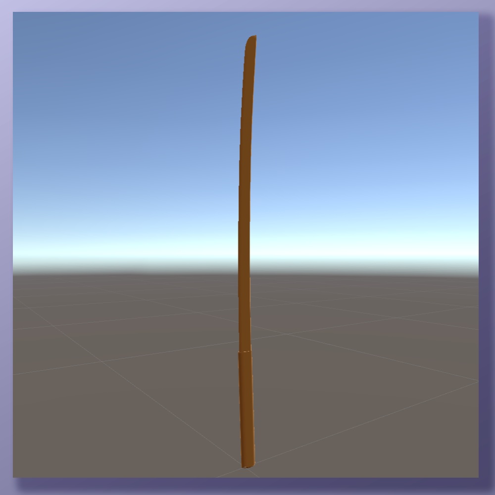 3Dモデル「木刀」