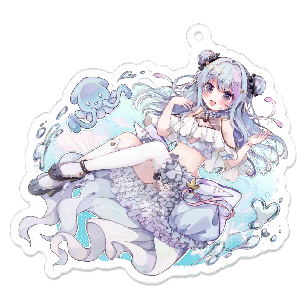 烏賊墨まいか　アクリルキーホルダー