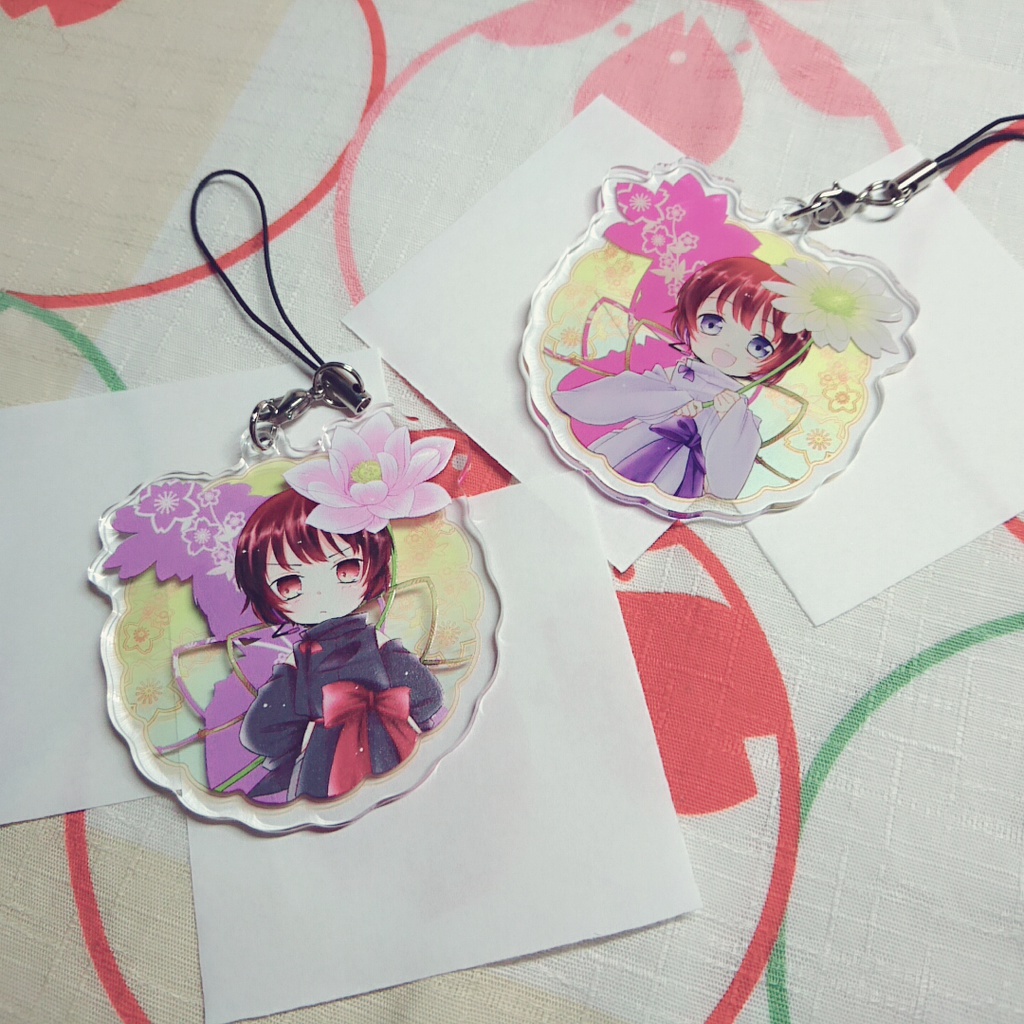 菊菊にほろいどアクリルキーホルダー