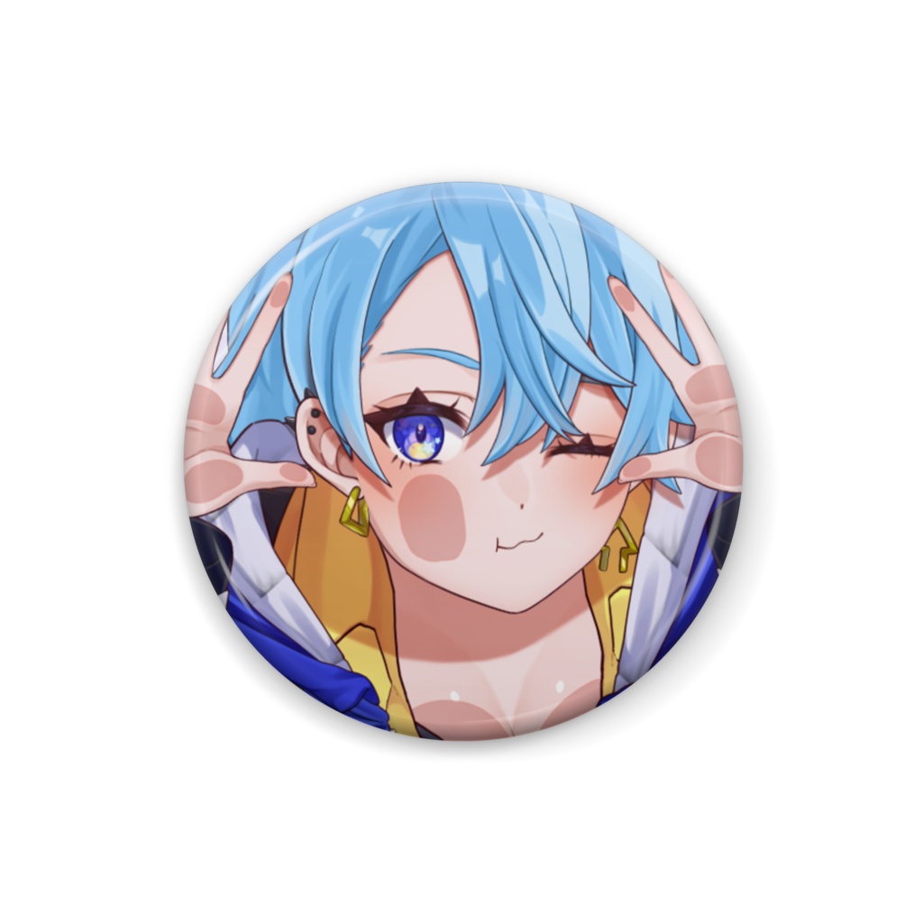 缶バッジ&ロゴステッカーセット(数量限定:残り6個)