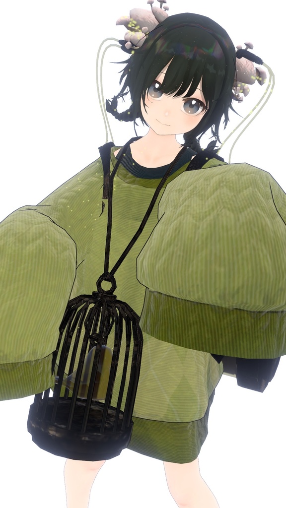 エビおさげショートヘア【きのこの子対応】