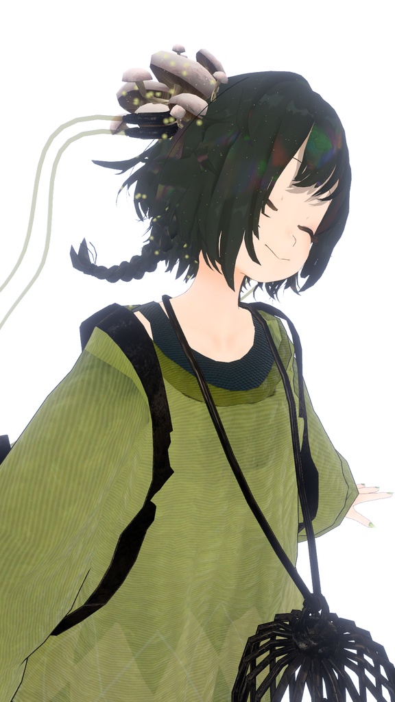 エビおさげショートヘア【きのこの子対応】