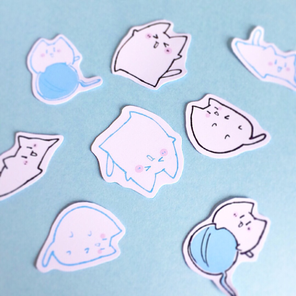 うさぎ/ねこシールセット