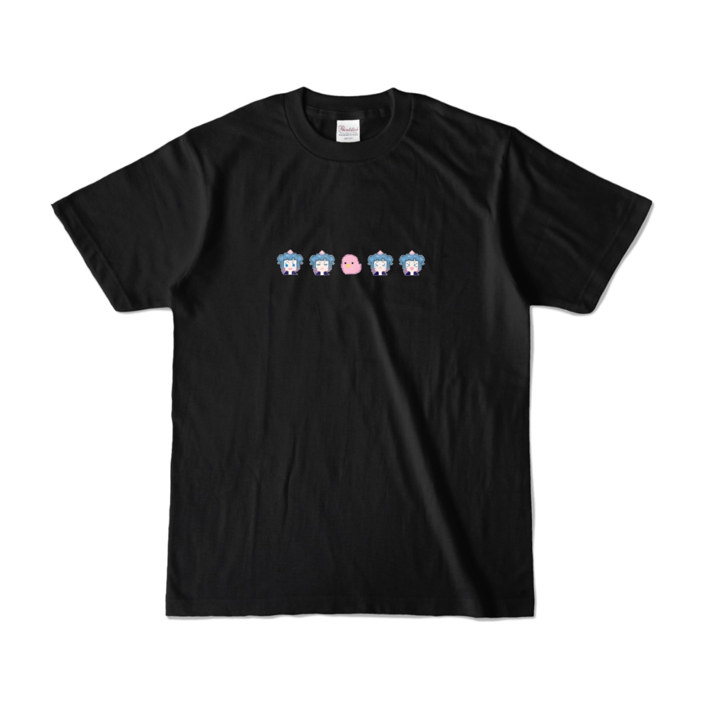 ドット絵Tシャツ(ブラック)