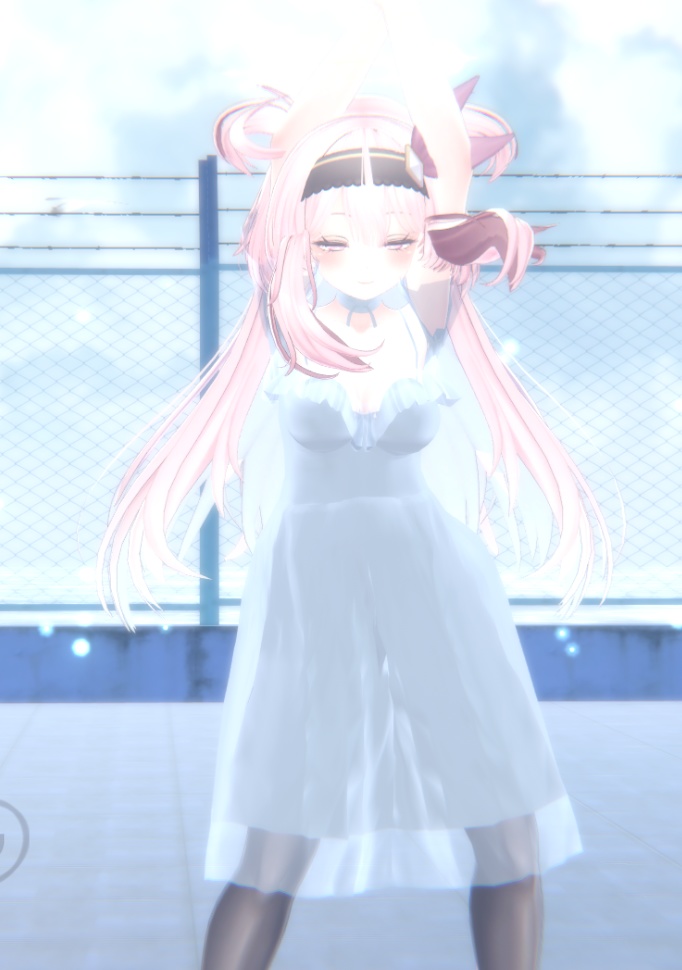 【桔梗-Kiktyou- 萌-Moe- 他8アバター対応】ゴスロリワンピース【購入者には、バッグが付いてます】