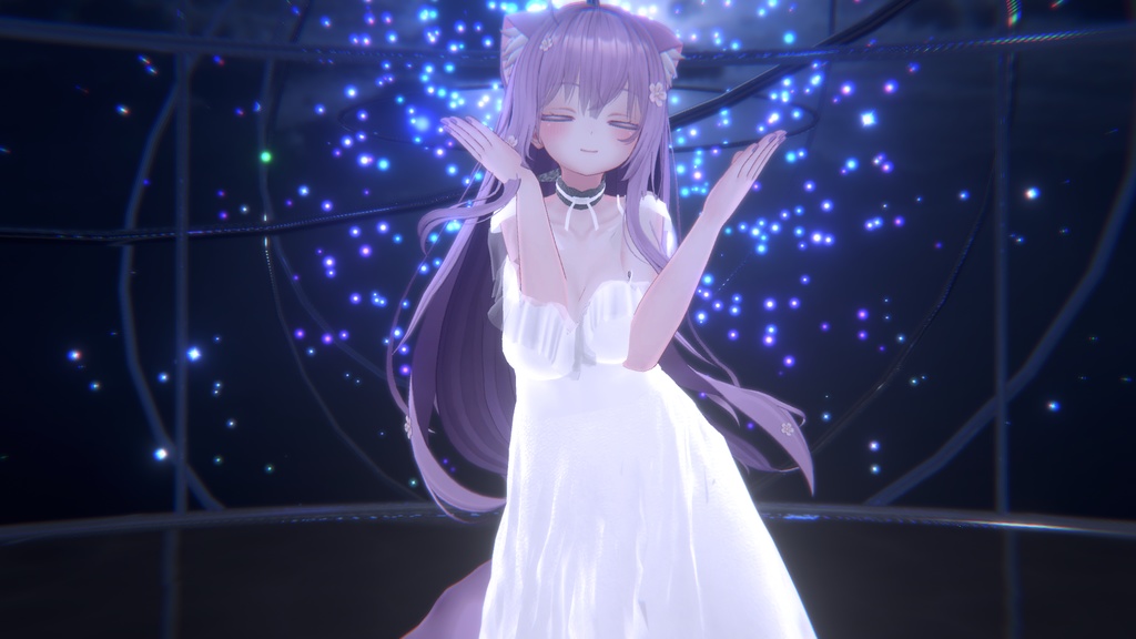 【桔梗-Kiktyou- 萌-Moe- 他8アバター対応】ゴスロリワンピース【購入者には、バッグが付いてます】