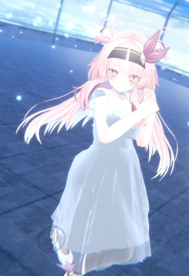 【桔梗-Kiktyou- 萌-Moe- 他8アバター対応】ゴスロリワンピース【購入者には、バッグが付いてます】