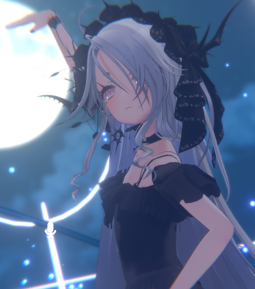 【桔梗-Kiktyou- 萌-Moe- 他8アバター対応】ゴスロリワンピース【購入者には、バッグが付いてます】