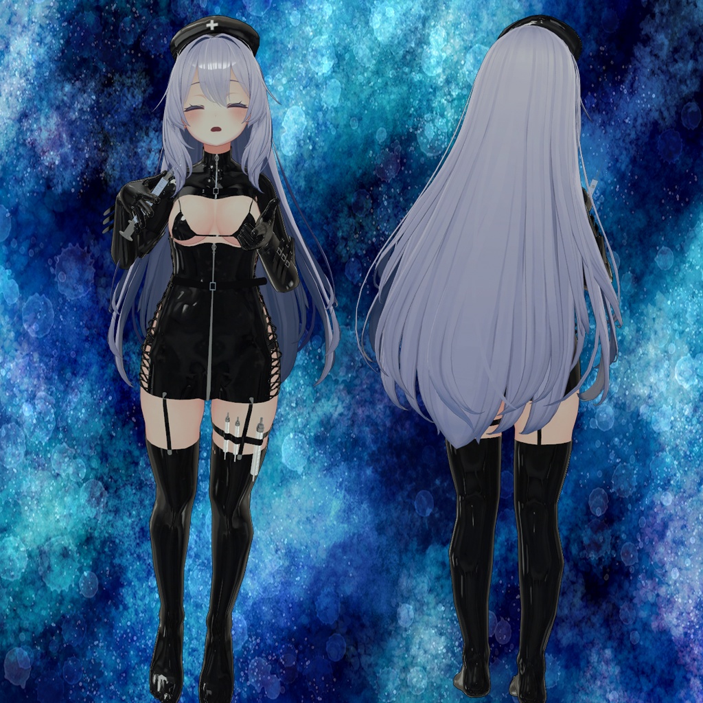 【桔梗-Kikyou-専用】ブラックナース/ホワイトバージョン追加【おまけは注射器】