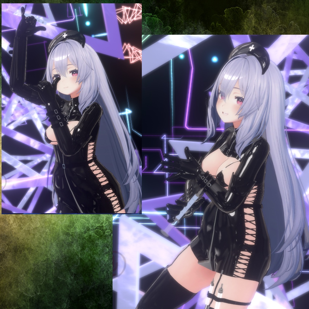 【桔梗-Kikyou-専用】ブラックナース/ホワイトバージョン追加【おまけは注射器】