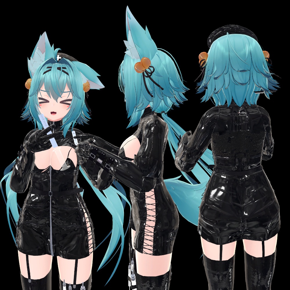 【セレスティア-Selestia- 竜胆-RINDO-対応】ブラックナース【注射器付き】