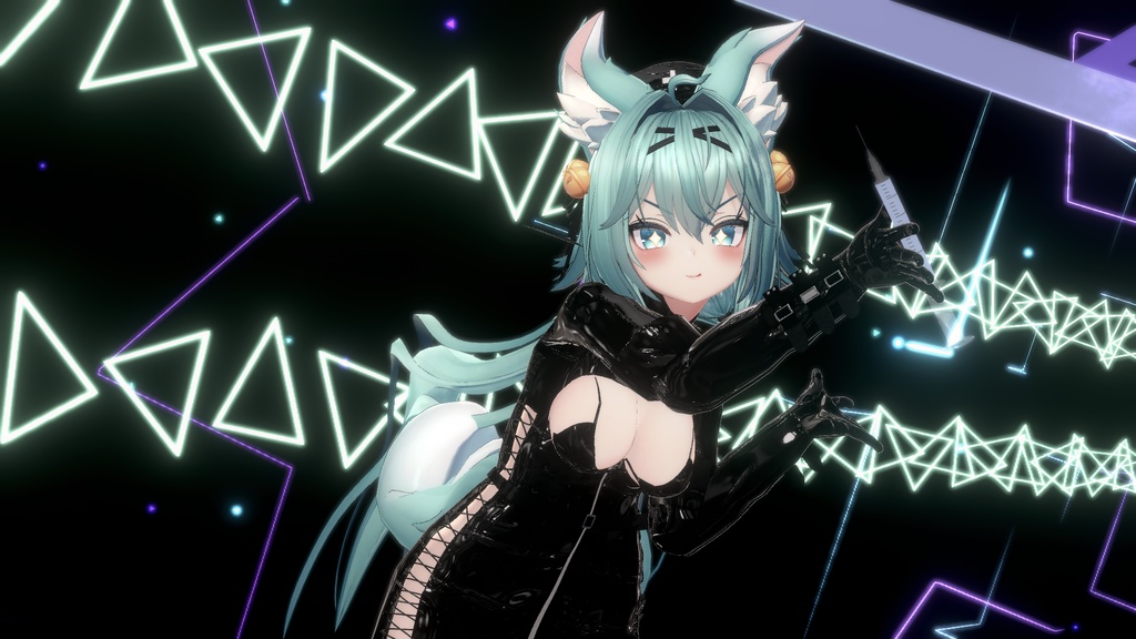 【セレスティア-Selestia- 竜胆-RINDO-対応】ブラックナース【注射器付き】