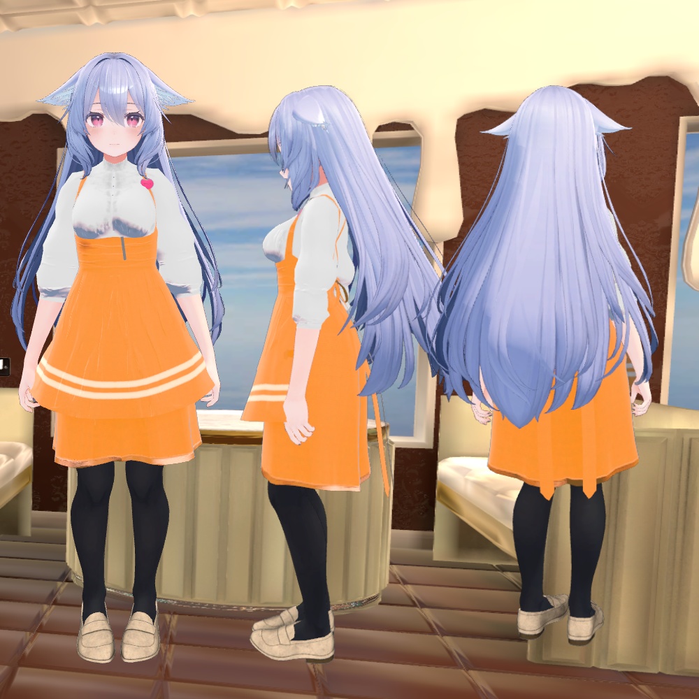 【桔梗-Kikyou-専用】ウェイトレス衣装【某ファミレス】