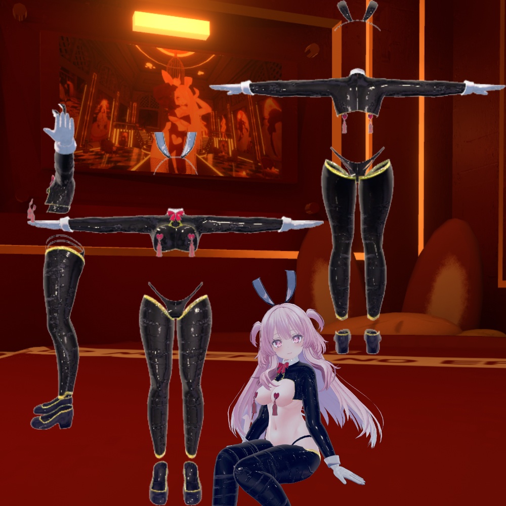 【セレスティア-Selestia- 他9アバター】逆バニー