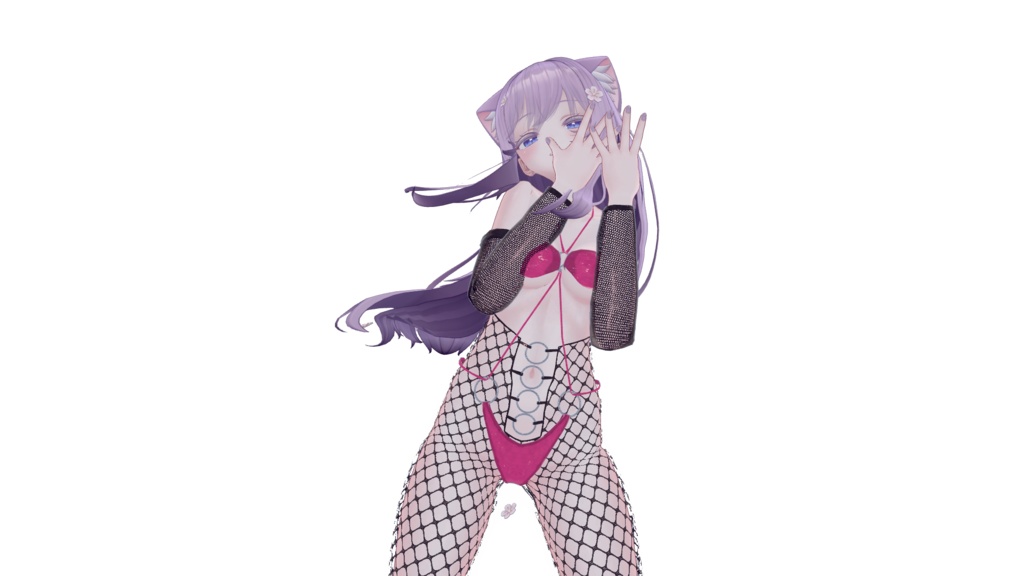 【萌-Moe- セレスティア-Selestia-対応】ハイレグエナメルビキニ【メイン網パンスト付き】