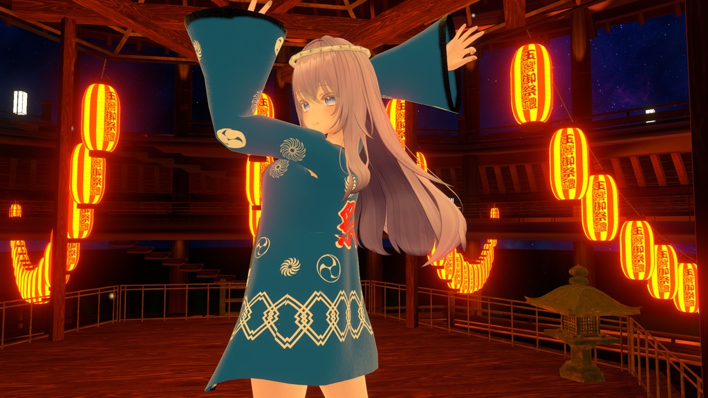 【萌-Moe- ルシナ-Rusina- セレスティア-Selestia- サフィー-Sapphy-対応】お祭り法被