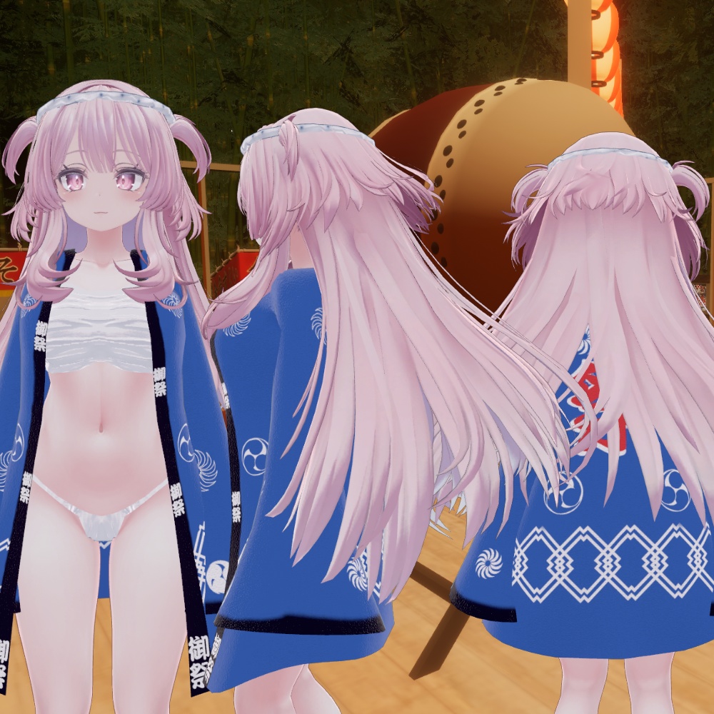 【萌-Moe- ルシナ-Rusina- セレスティア-Selestia- サフィー-Sapphy-対応】お祭り法被