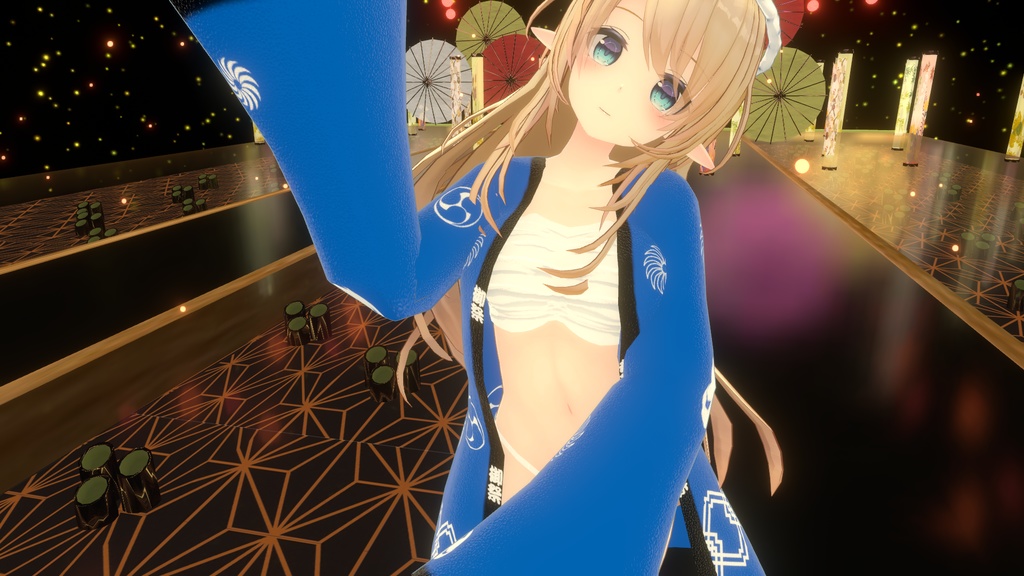 【萌-Moe- ルシナ-Rusina- セレスティア-Selestia- サフィー-Sapphy-対応】お祭り法被