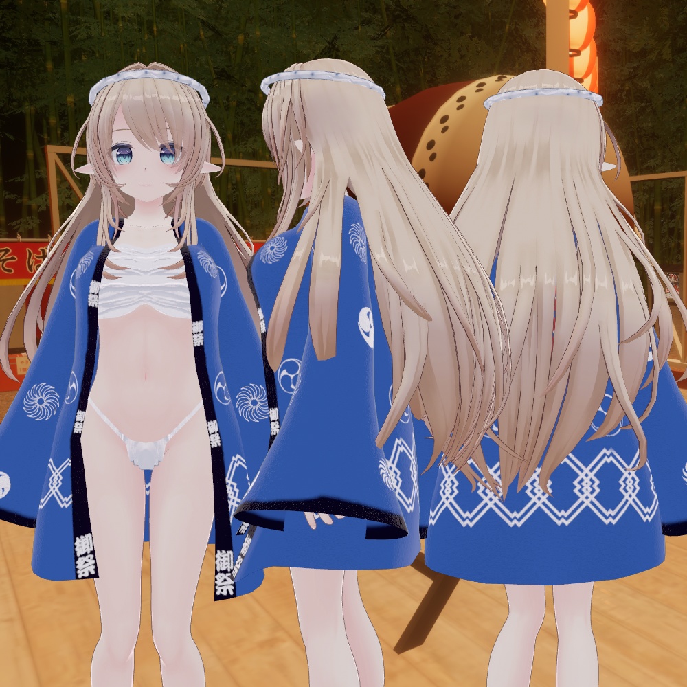 【萌-Moe- ルシナ-Rusina- セレスティア-Selestia- サフィー-Sapphy-対応】お祭り法被