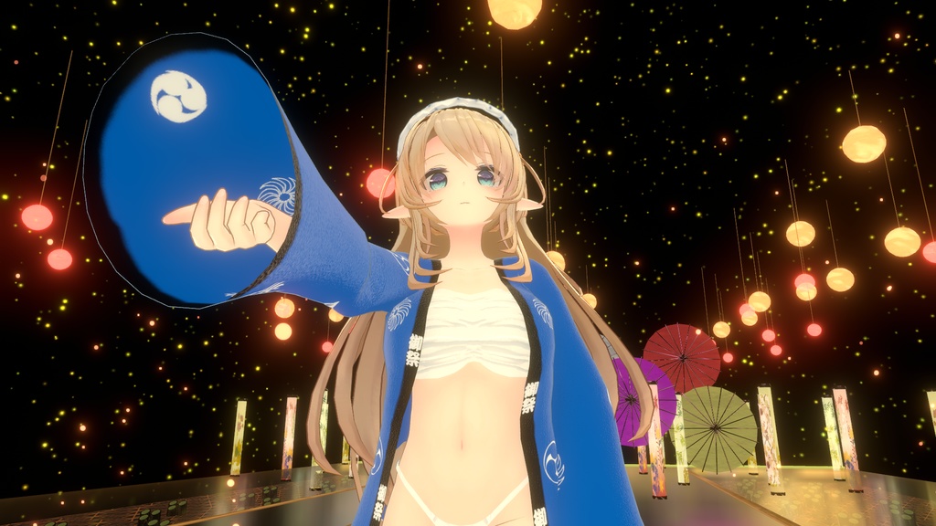 【萌-Moe- ルシナ-Rusina- セレスティア-Selestia- サフィー-Sapphy-対応】お祭り法被