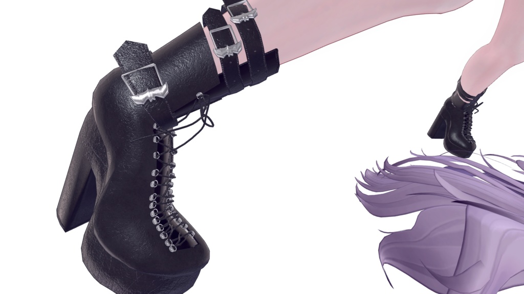 【萌-Moe- セレスティア-Selestia-対応】ハイヒールブーツ