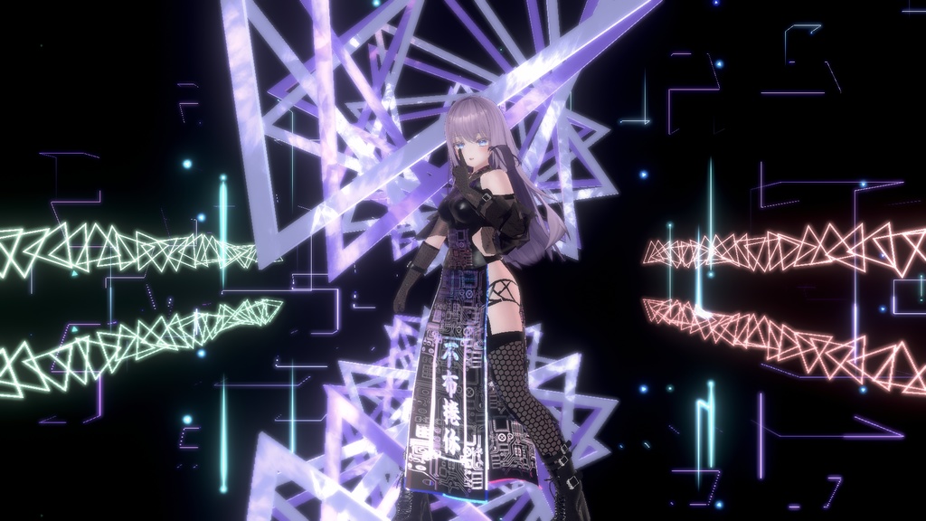 【萌 -Moe- 桔梗 -Kikyou-対応】サイバーパンクチャイナ【ヘッドギアドローン追加】