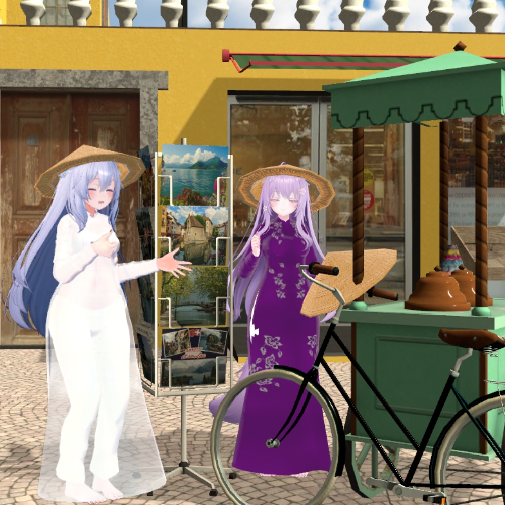 【萌-Moe- 桔梗-Kikyou- ラシューシャ-Lasyusha対応】アオザイ