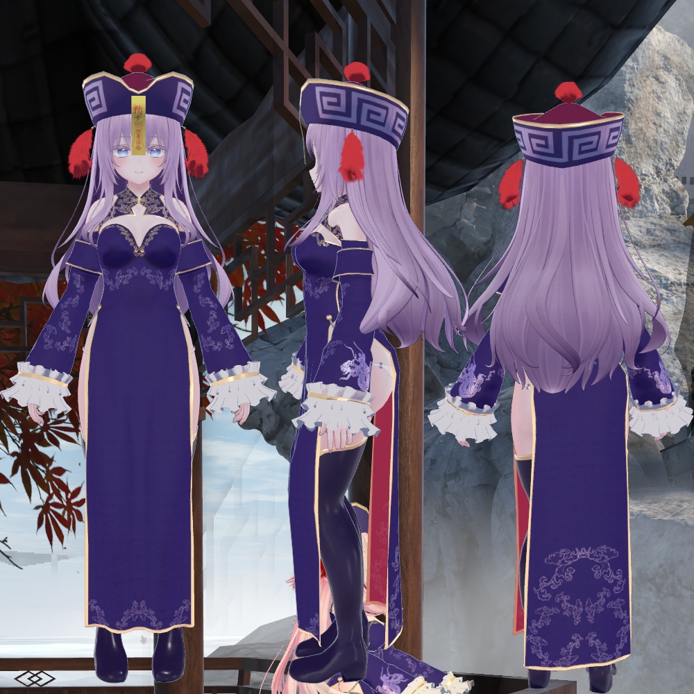 【萌-Moe- 他7アバター対応】キョンシーコスチューム