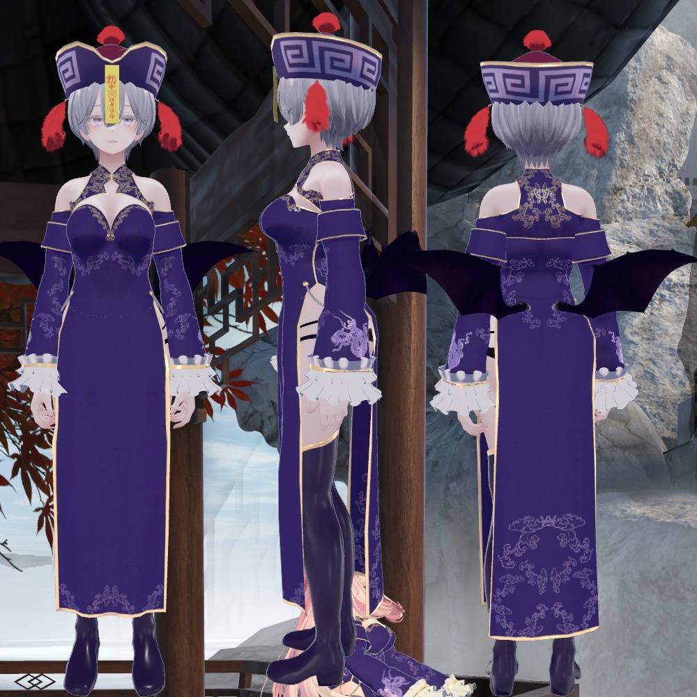 【萌-Moe- 他7アバター対応】キョンシーコスチューム