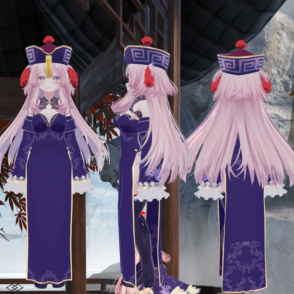 【萌-Moe- 他7アバター対応】キョンシーコスチューム